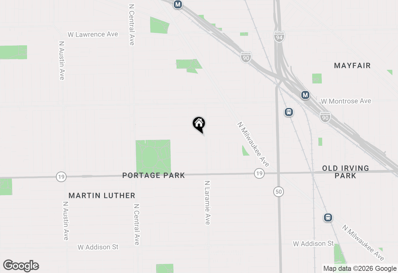 Map of 5222 W Berteau Avenue, Chicago, IL 60641