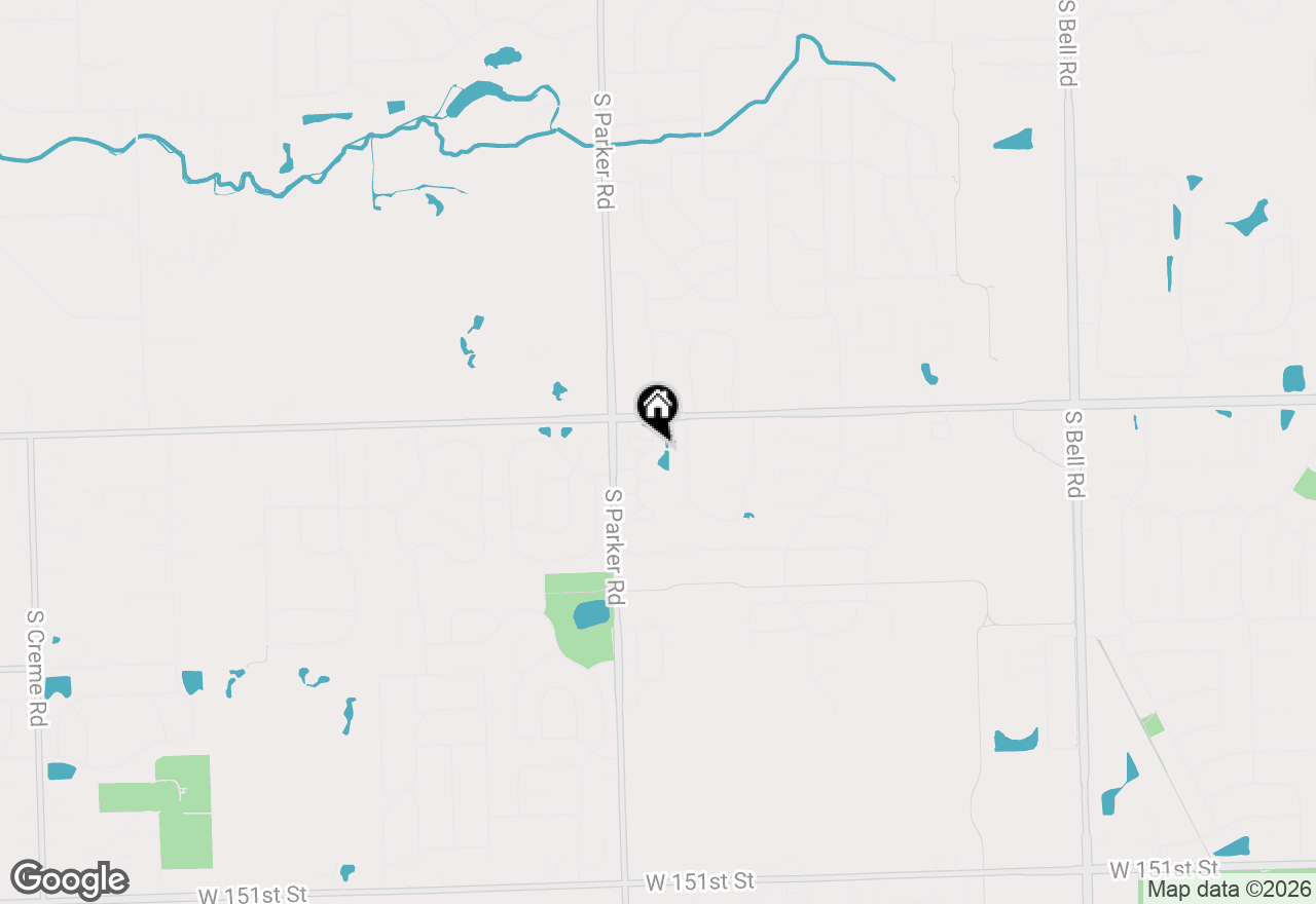 Map of 14337 S Provencal Drive, Homer Glen, IL 60491