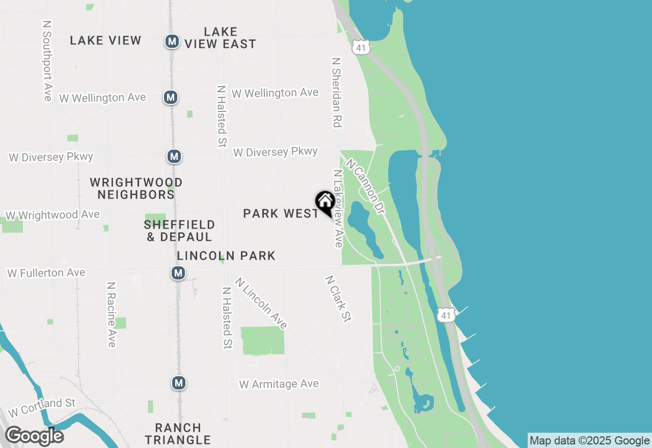 Map of 445 W St. James Place #3E, Chicago, IL 60614