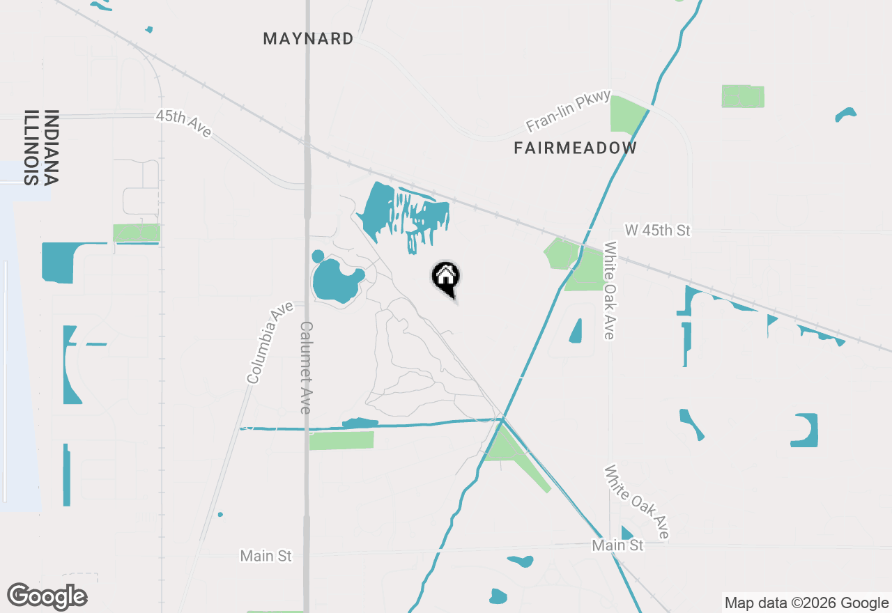 Map of 1148 Tamarack Place, Munster, IN 46321