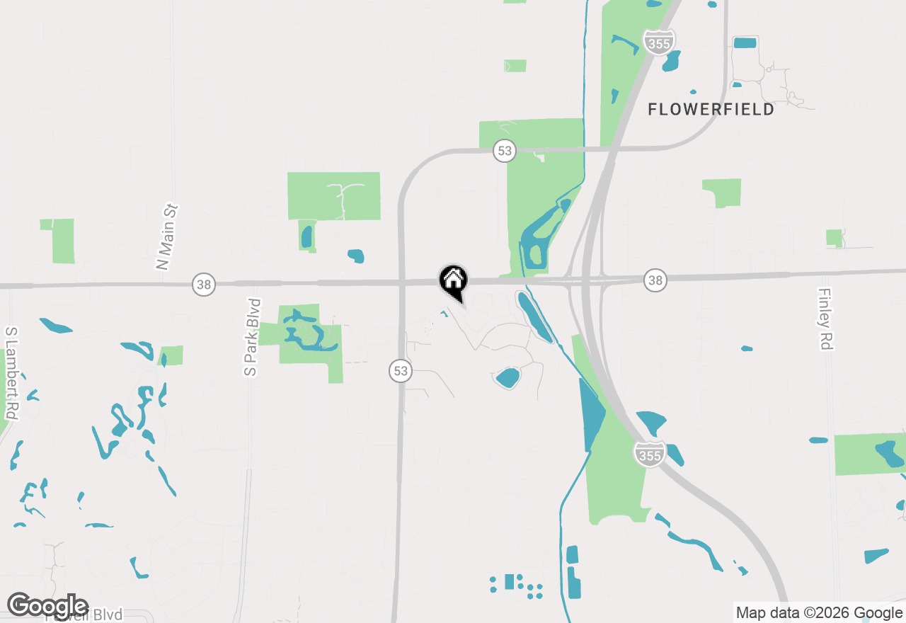 Map of 827 N Driveway, Glen Ellyn, IL 60137