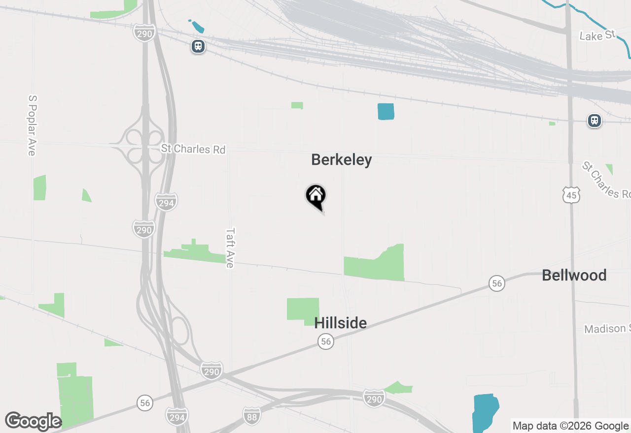 Map of 4904 W Hawthorne Avenue, Hillside, IL 60162