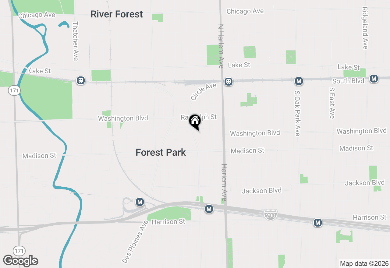 Map of 300 Circle Avenue #5G, Forest Park, IL 60130
