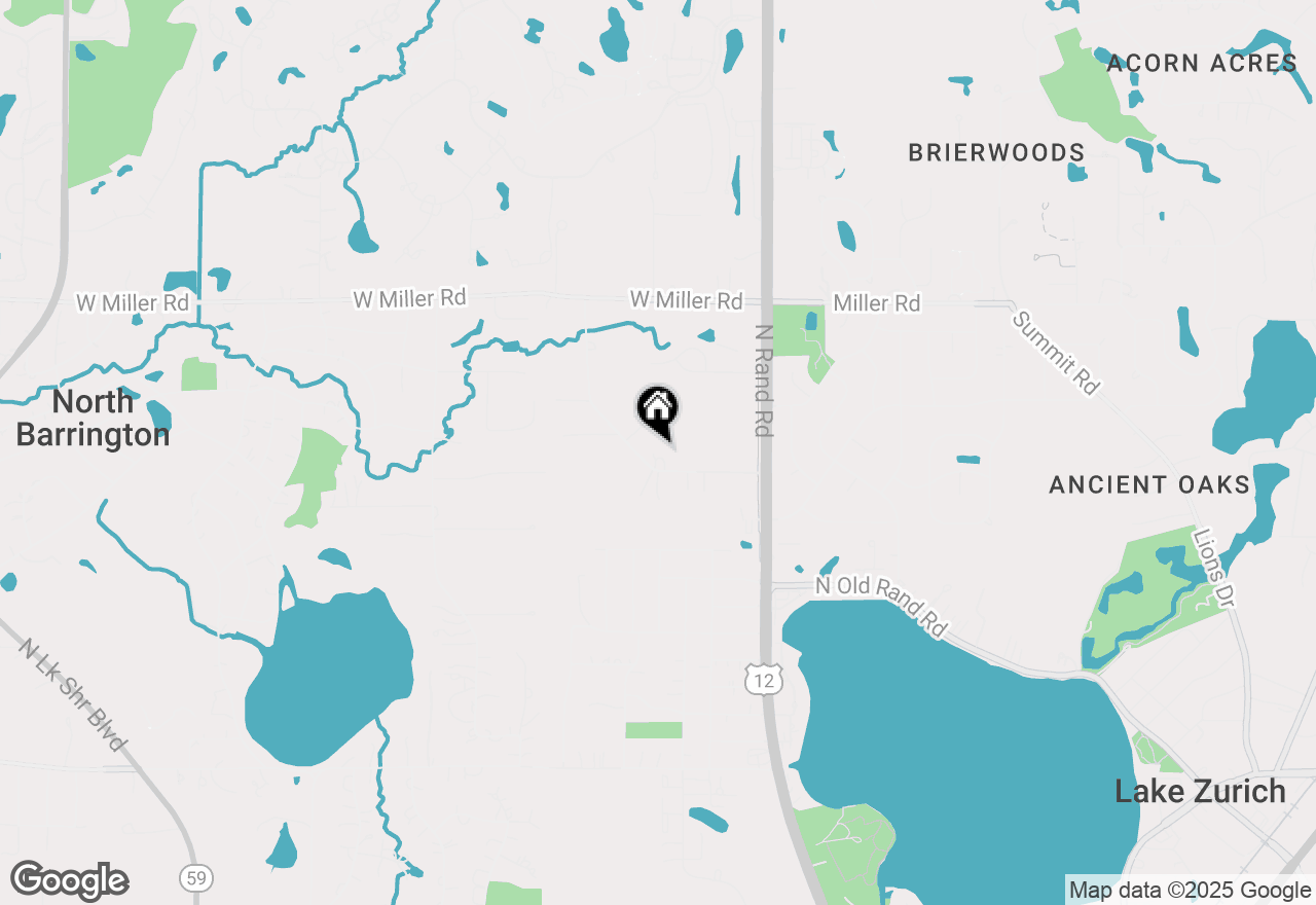 Map of 195 Clover Hill Lane, North Barrington, IL 60010
