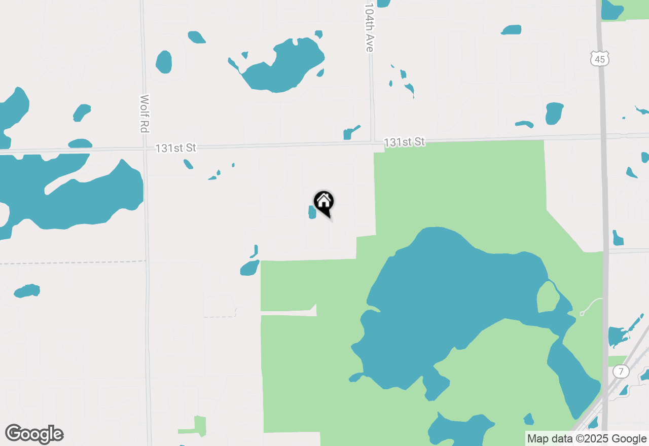 Map of 13344 S Stephen Drive, Palos Park, IL 60464