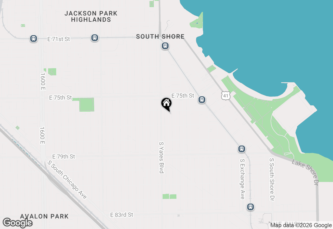 Map of 7612 S Phillips Avenue #GARDEN, Chicago, IL 60649