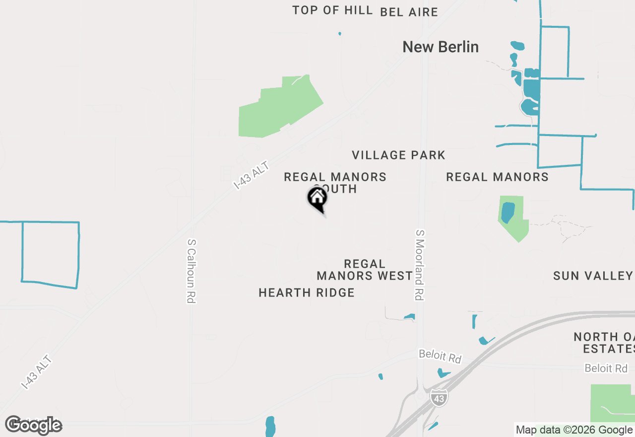 Map of 4390 S Longview Dr, New Berlin, WI 53151
