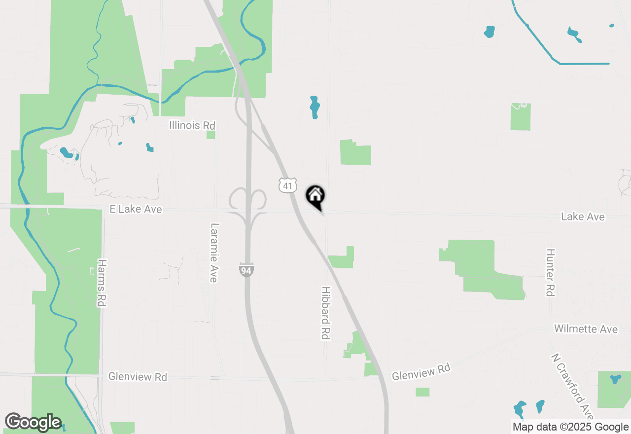 Map of 3119 Lake Avenue #C, Wilmette, IL 60091