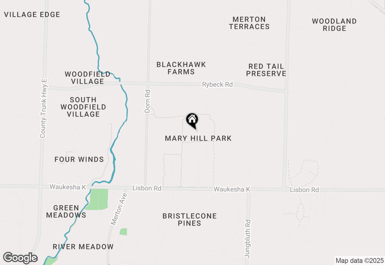 Map of 1259 Mary Hill Cir, Hartland, WI 53029