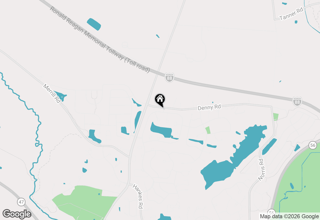 Map of 932 Merrill New Road, Sugar Grove, IL 60554