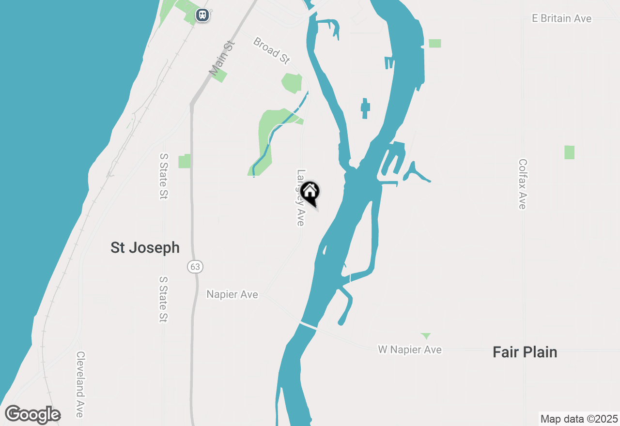 Map of 1405 Manley Court, St. Joseph, MI 49085