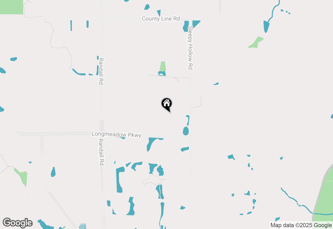 Map of 2223 Barrett Drive, Algonquin, IL 60102