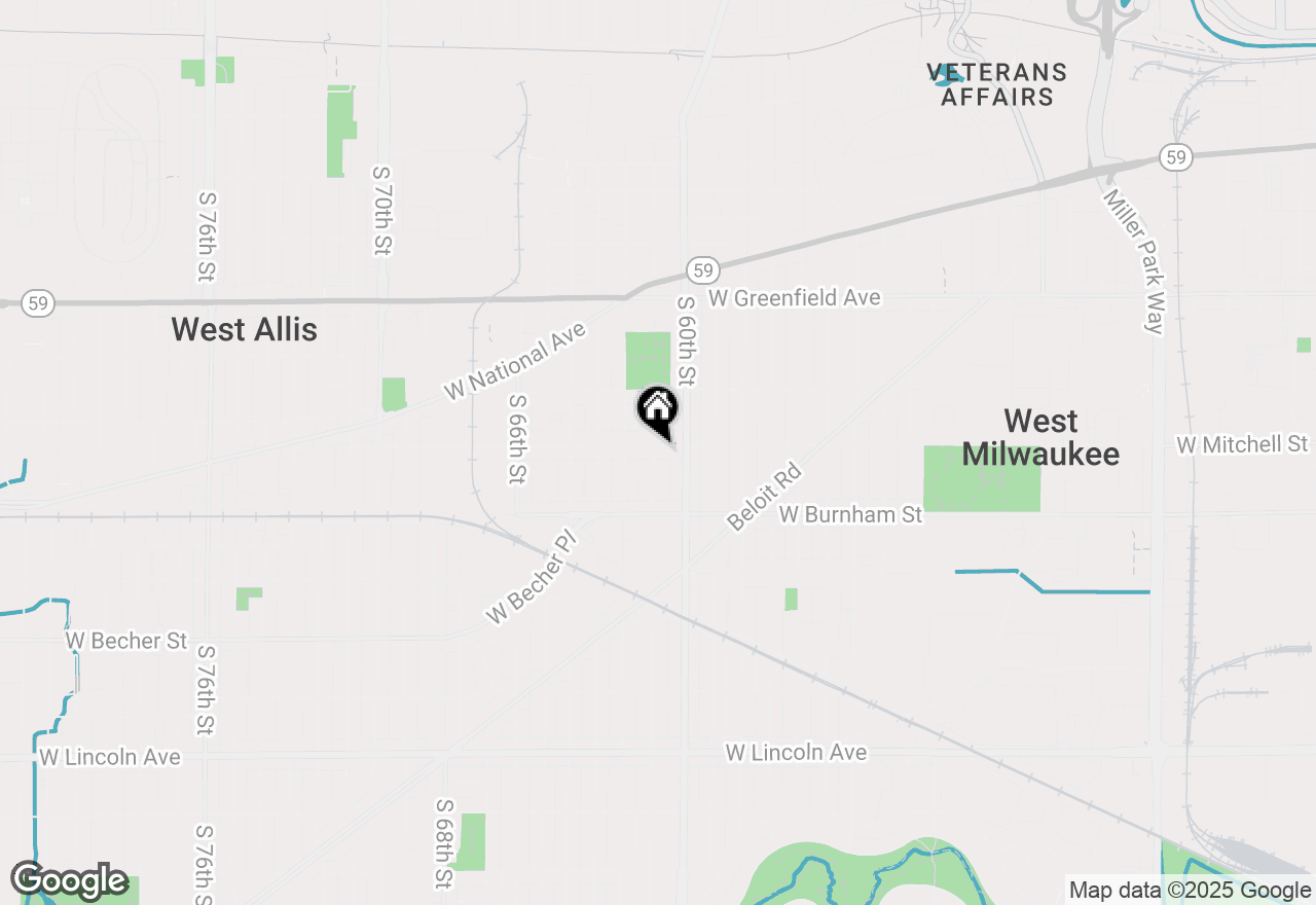 Map of 6039 W Mitchell St, West Allis, WI 53214