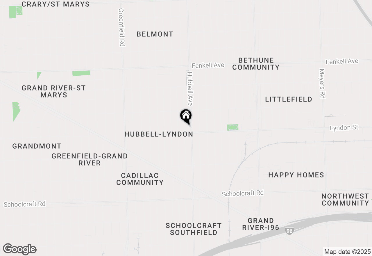 Map of 14530 Marlowe Street, Detroit, MI 48227