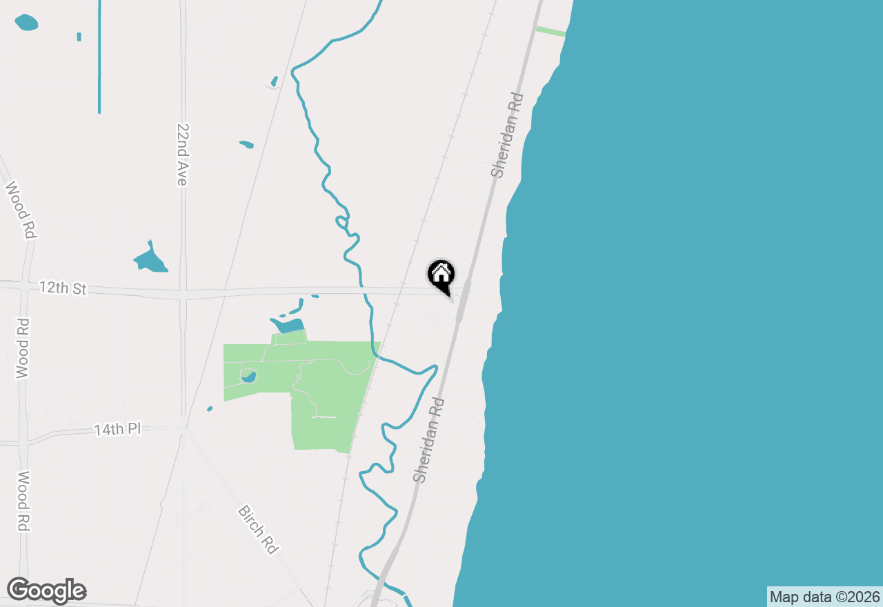 Map of 715 12th St, Kenosha, WI 53140