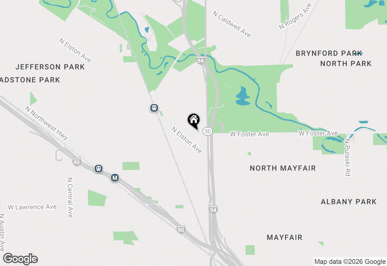 Map of 4850 W Foster Avenue, Chicago, IL 60630
