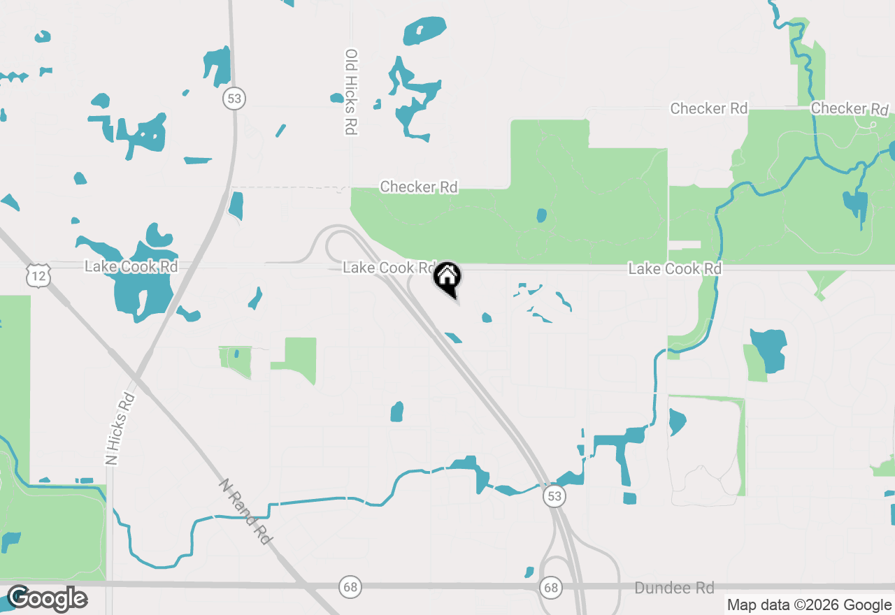 Map of 2429 Crystal Lane #2D, Arlington Heights, IL 60004