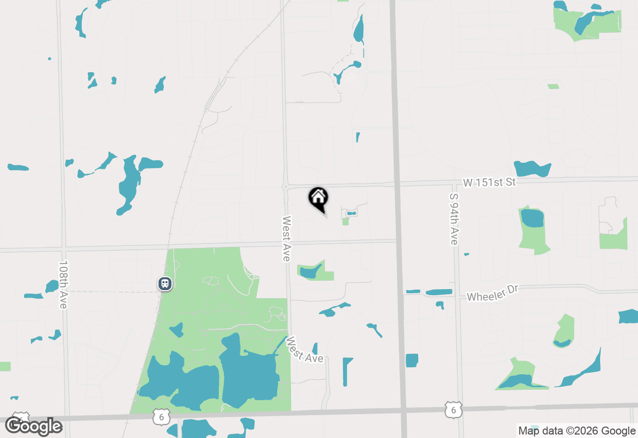 Map of 9870 Cordoba Court #1B, Orland Park, IL 60462