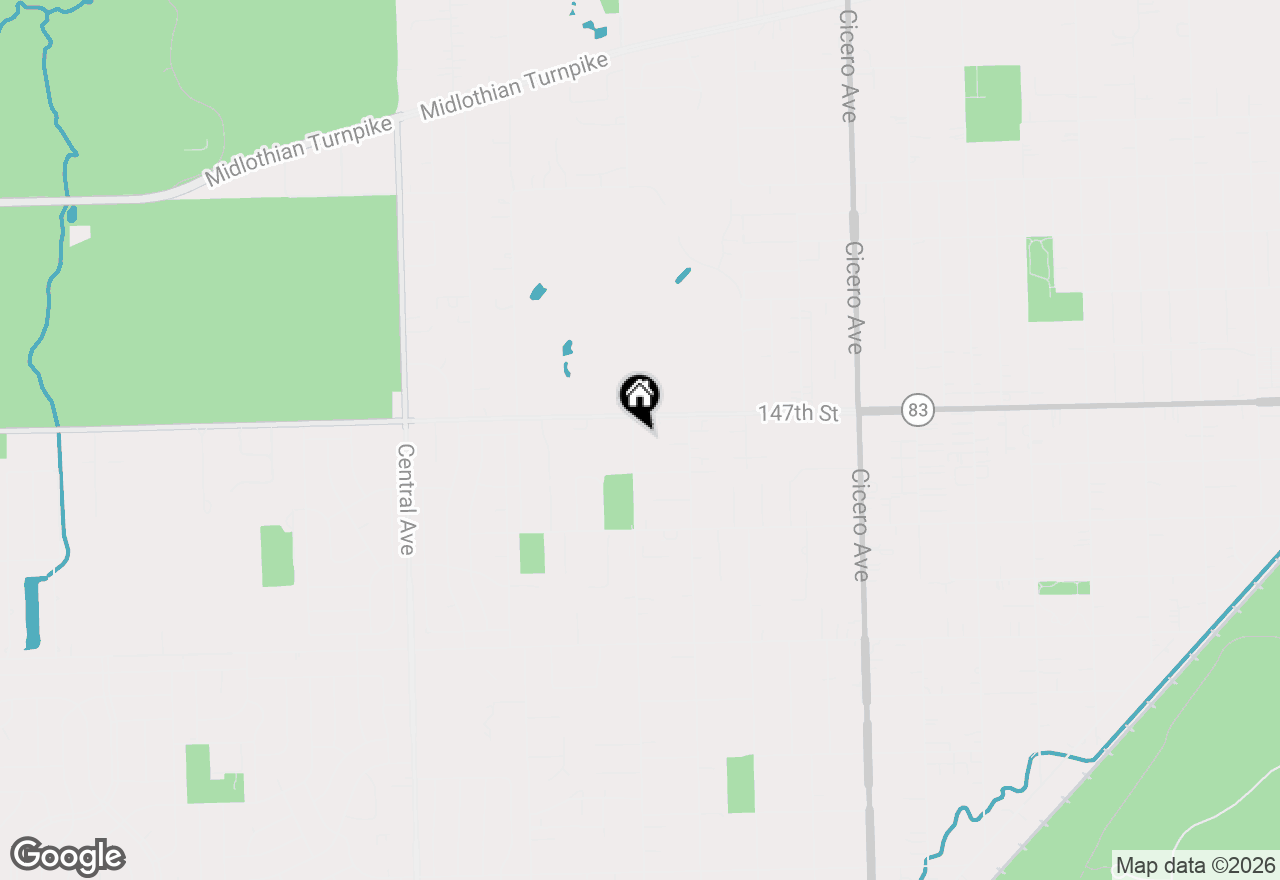 Map of 14725 Laramie Avenue, Oak Forest, IL 60452