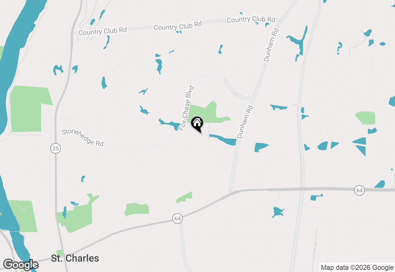 Map of 1919 Waverly Circle, St. Charles, IL 60174