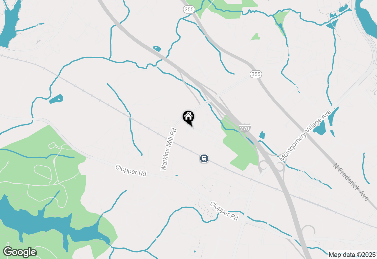 Map of 336 Grand Street, Gaithersburg, MD 20878