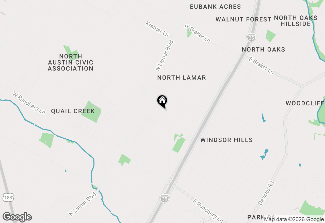 Map of 110 W Garrett Run, Austin, TX 78753
