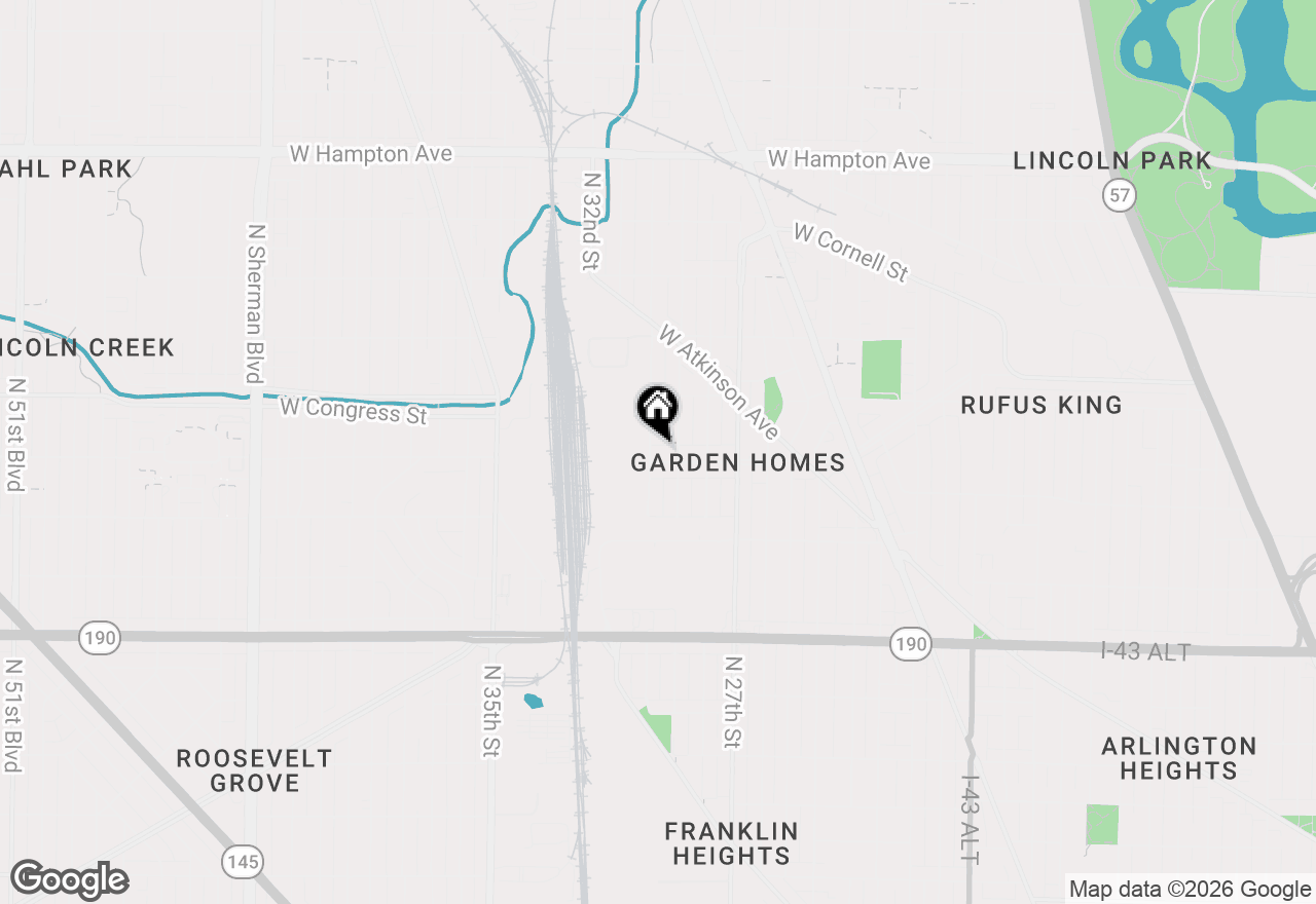 Map of 2924 Roosevelt Dr, Milwaukee, WI 53216