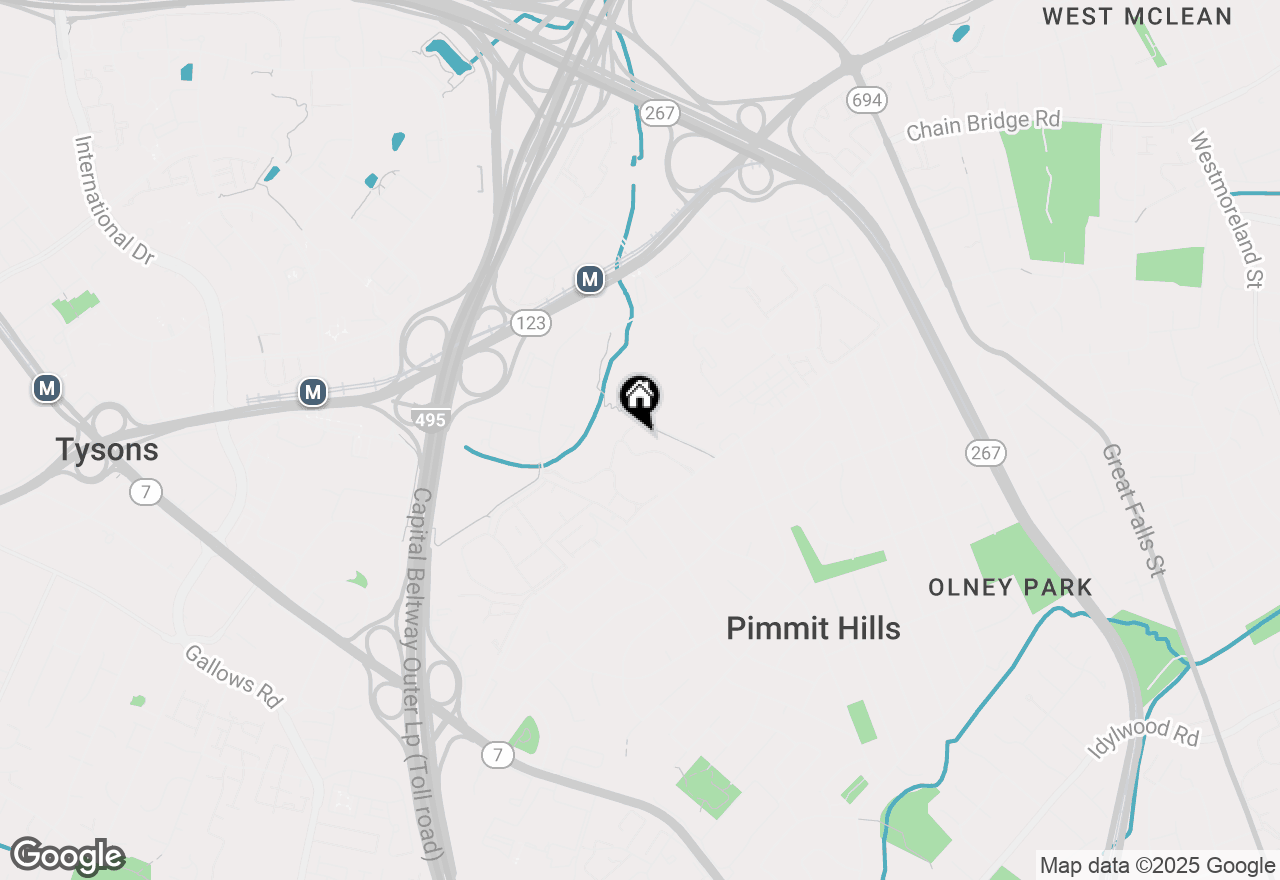 Map of 7680 Tremayne Place #308, Mclean, VA 22102