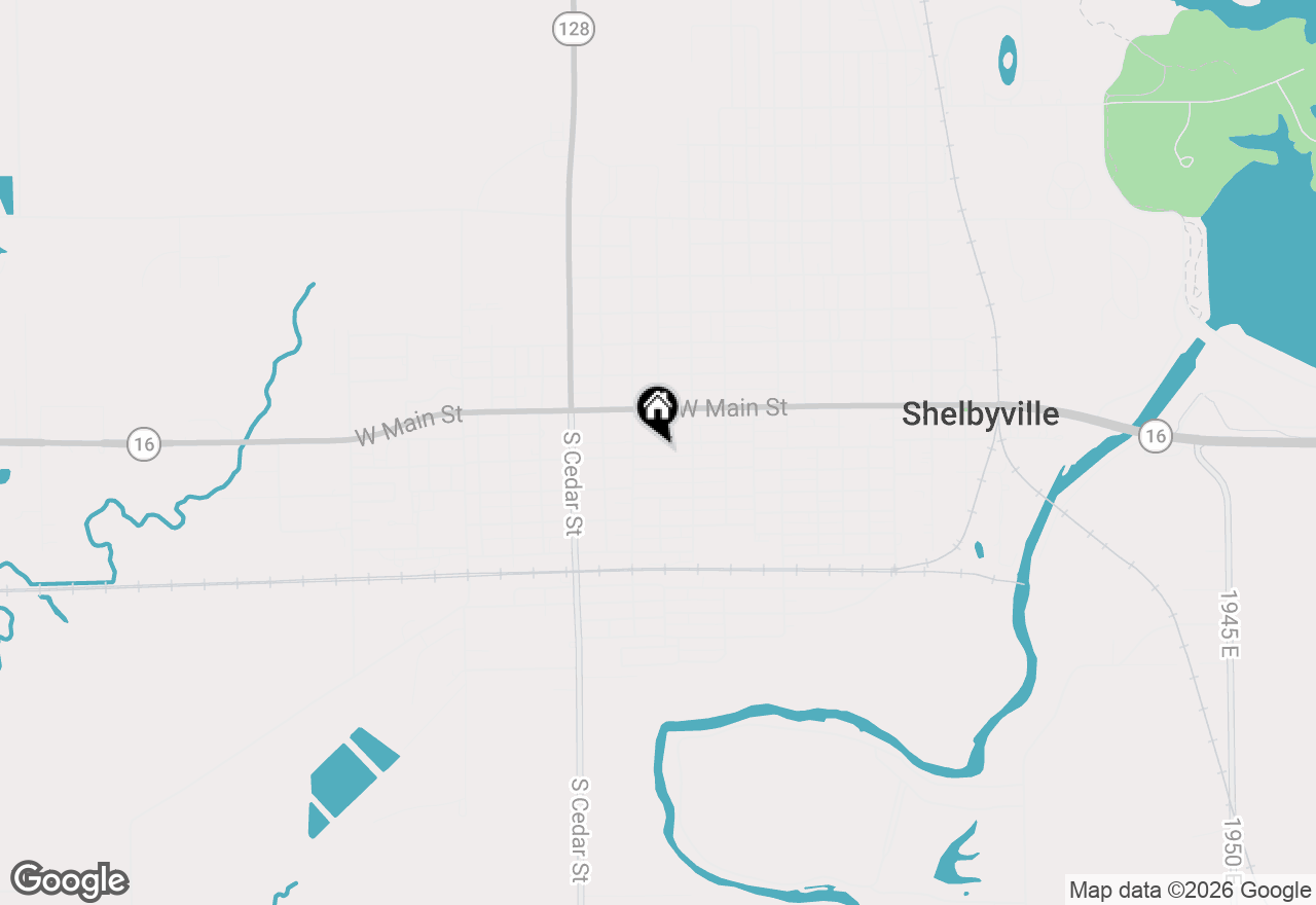 Map of 900 W South 1st Street, Shelbyville, IL 62565