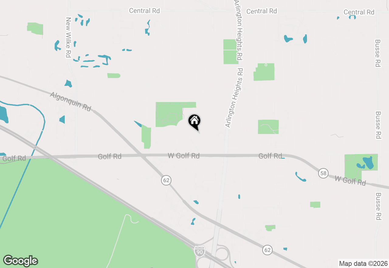 Map of 1706 S Chesterfield Drive, Arlington Heights, IL 60005