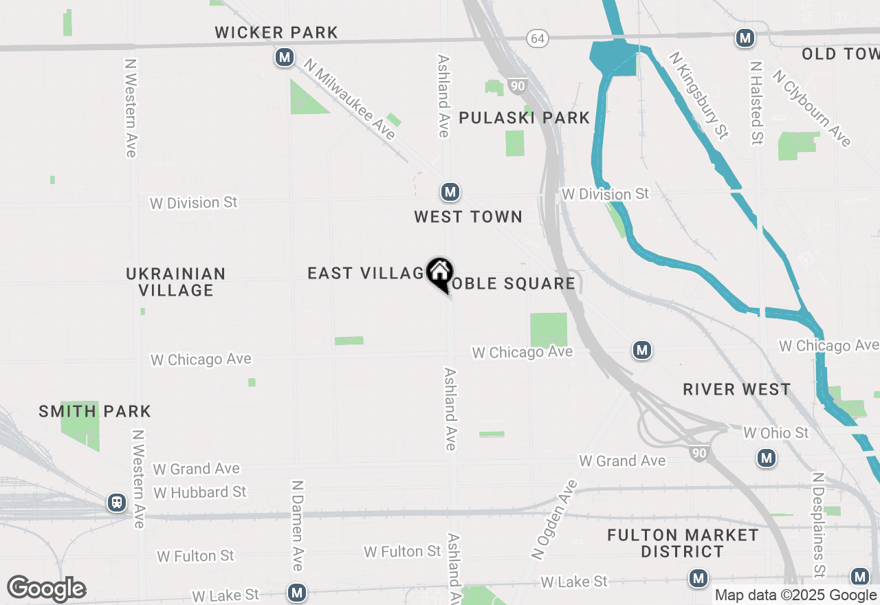 Map of 918 N Ashland Avenue, Chicago, IL 60622