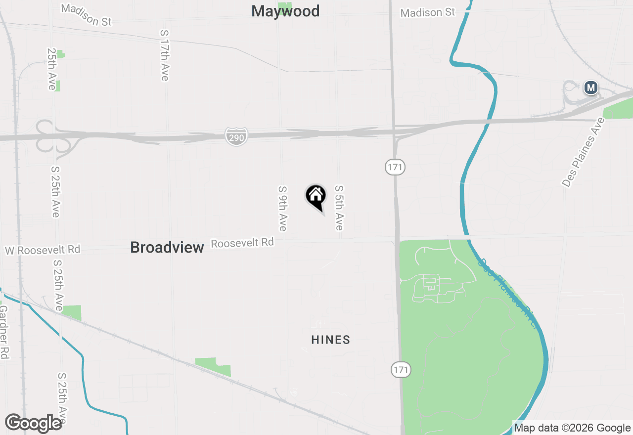 Map of 2105 S 7th Avenue, Maywood, IL 60153