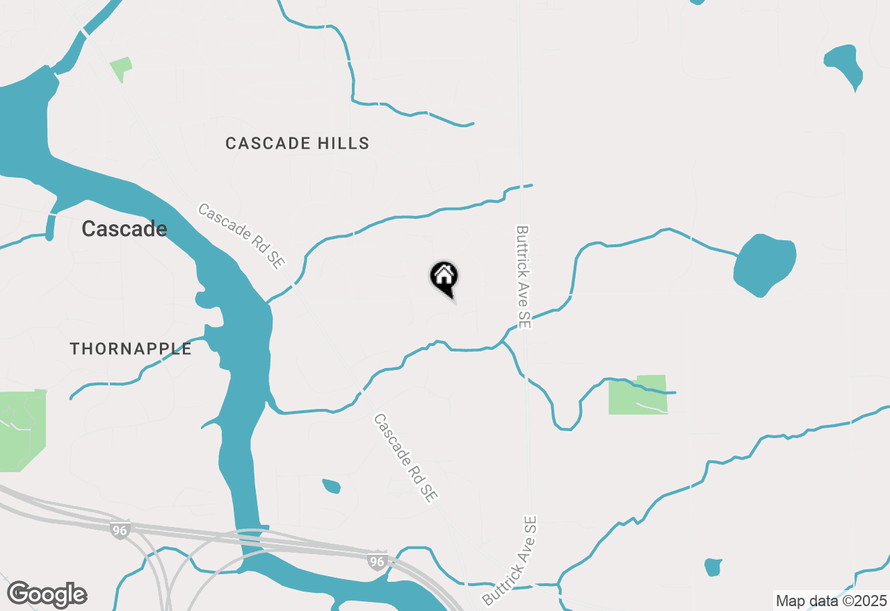 Map of 7787 Hunters Way Court Se, Ada, MI 49301