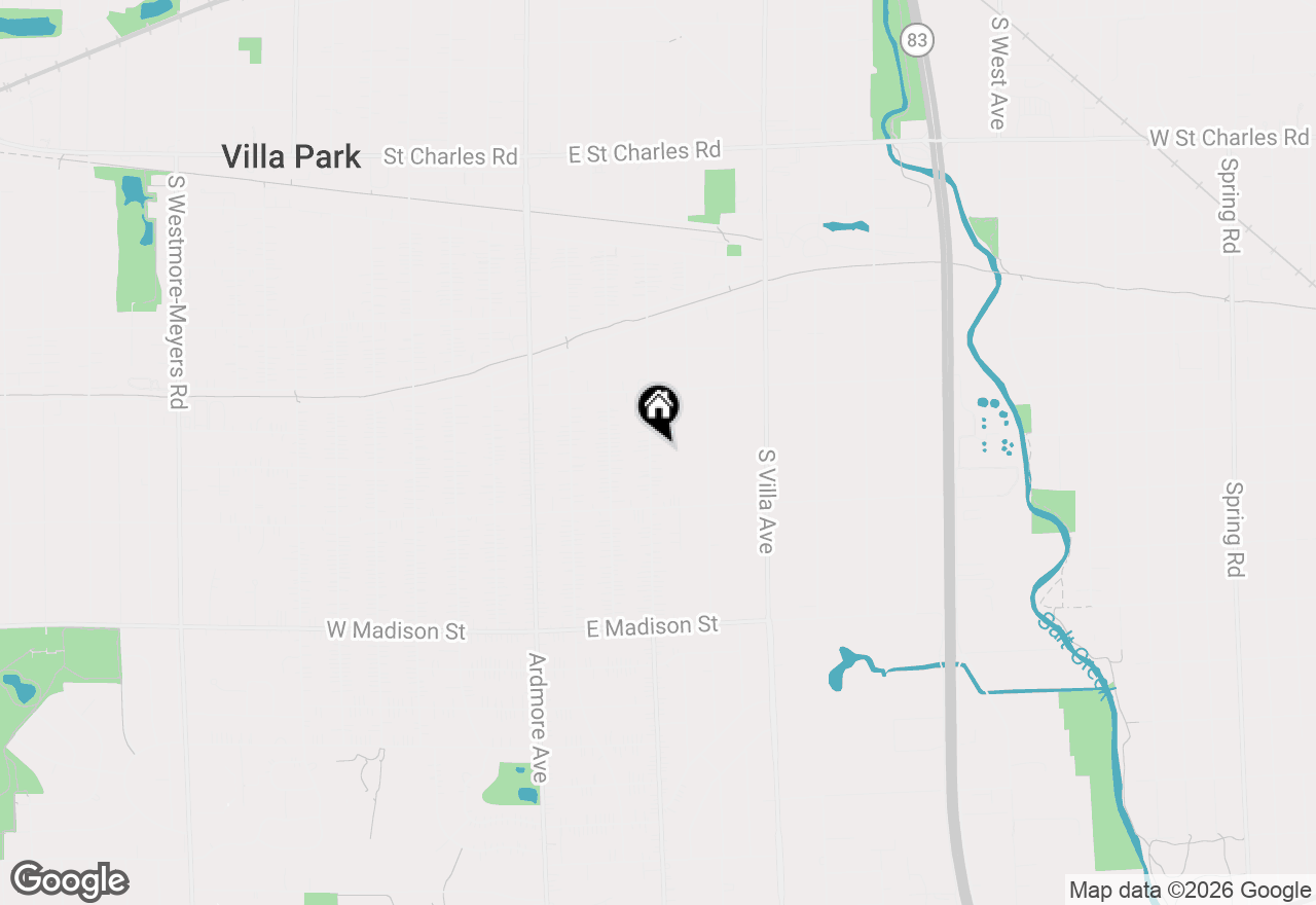 Map of 503 S Summit Avenue, Villa Park, IL 60181