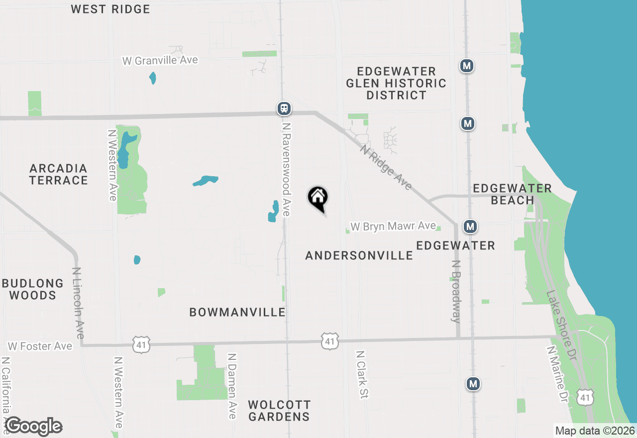 Map of 1653 W Olive Avenue #1E, Chicago, IL 60660