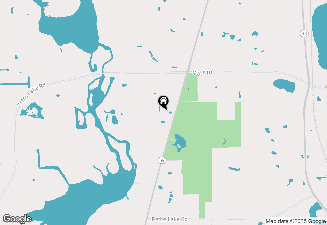 Map of 39894 N Golf Lane, Antioch, IL 60002