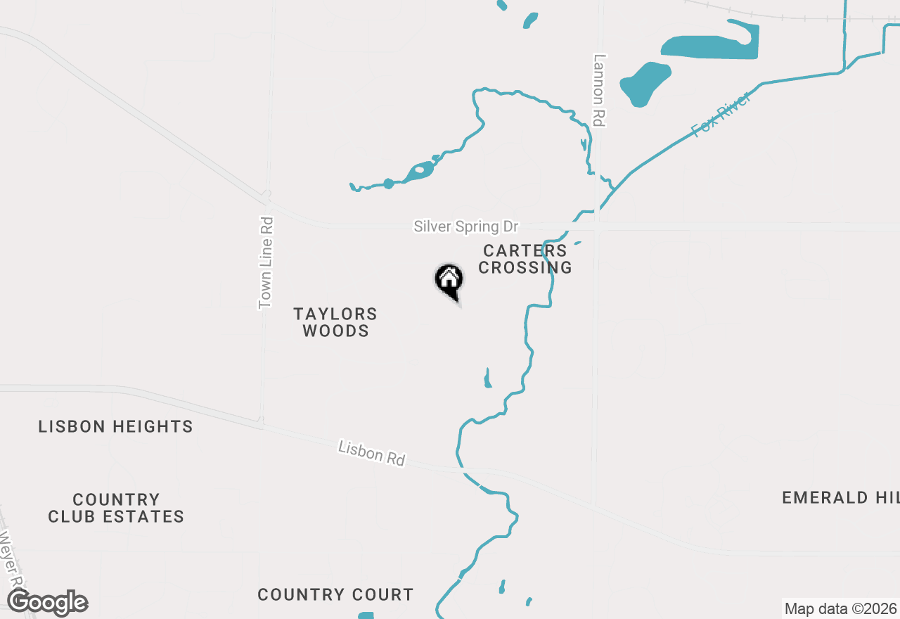 Map of W210N5415 Carters Crossing Cir, Menomonee Falls, WI 53051