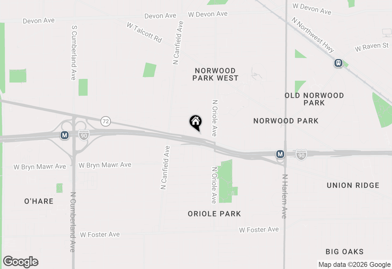 Map of 7701 W Victoria Street, Chicago, IL 60631