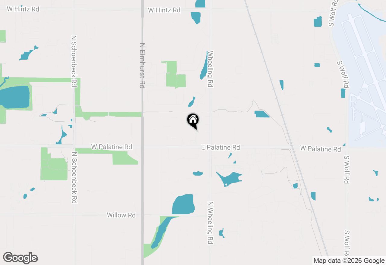 Map of 1550 Sandpebble Drive #306, Wheeling, IL 60090