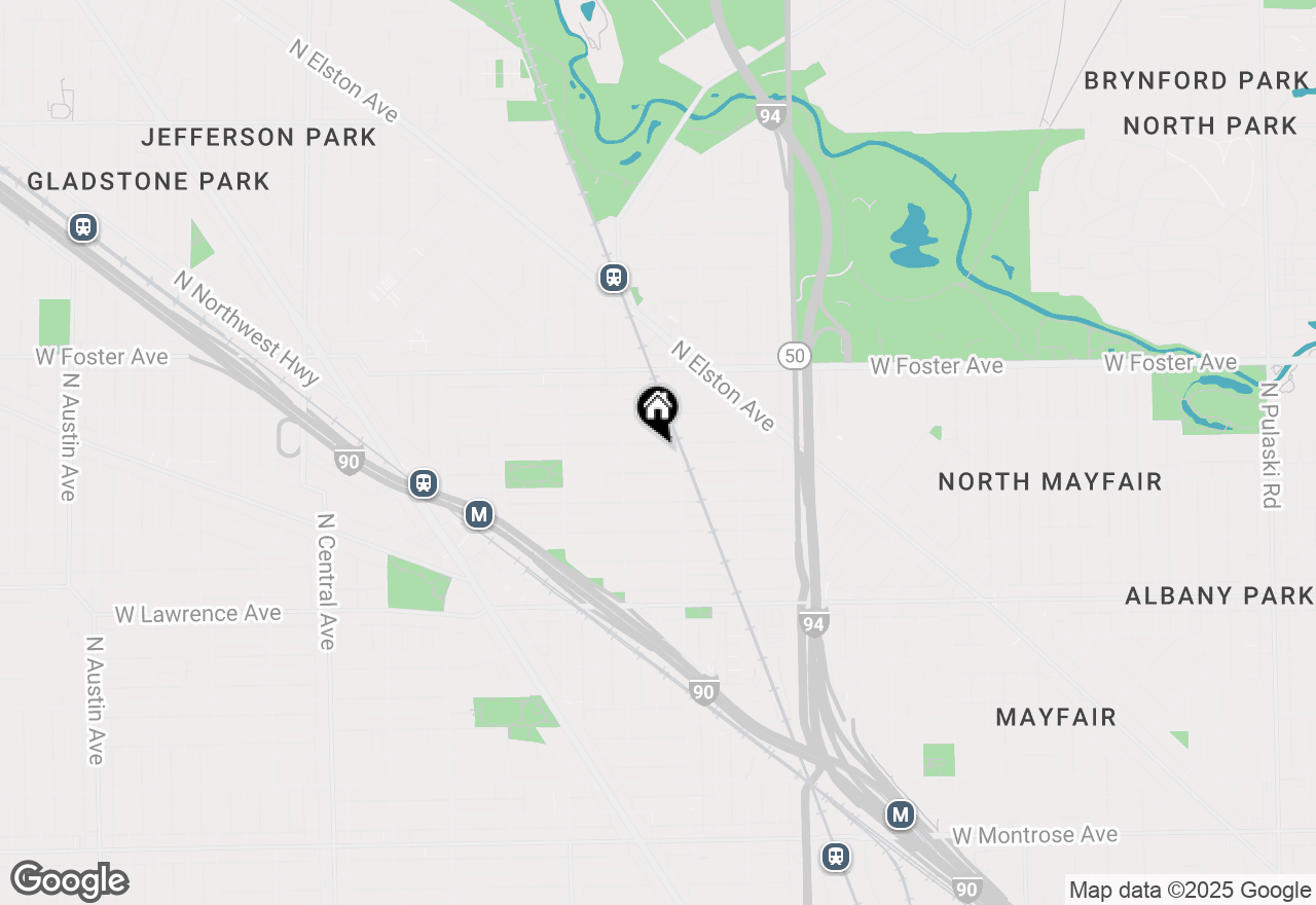 Map of 5022 W Winnemac Avenue, Chicago, IL 60630