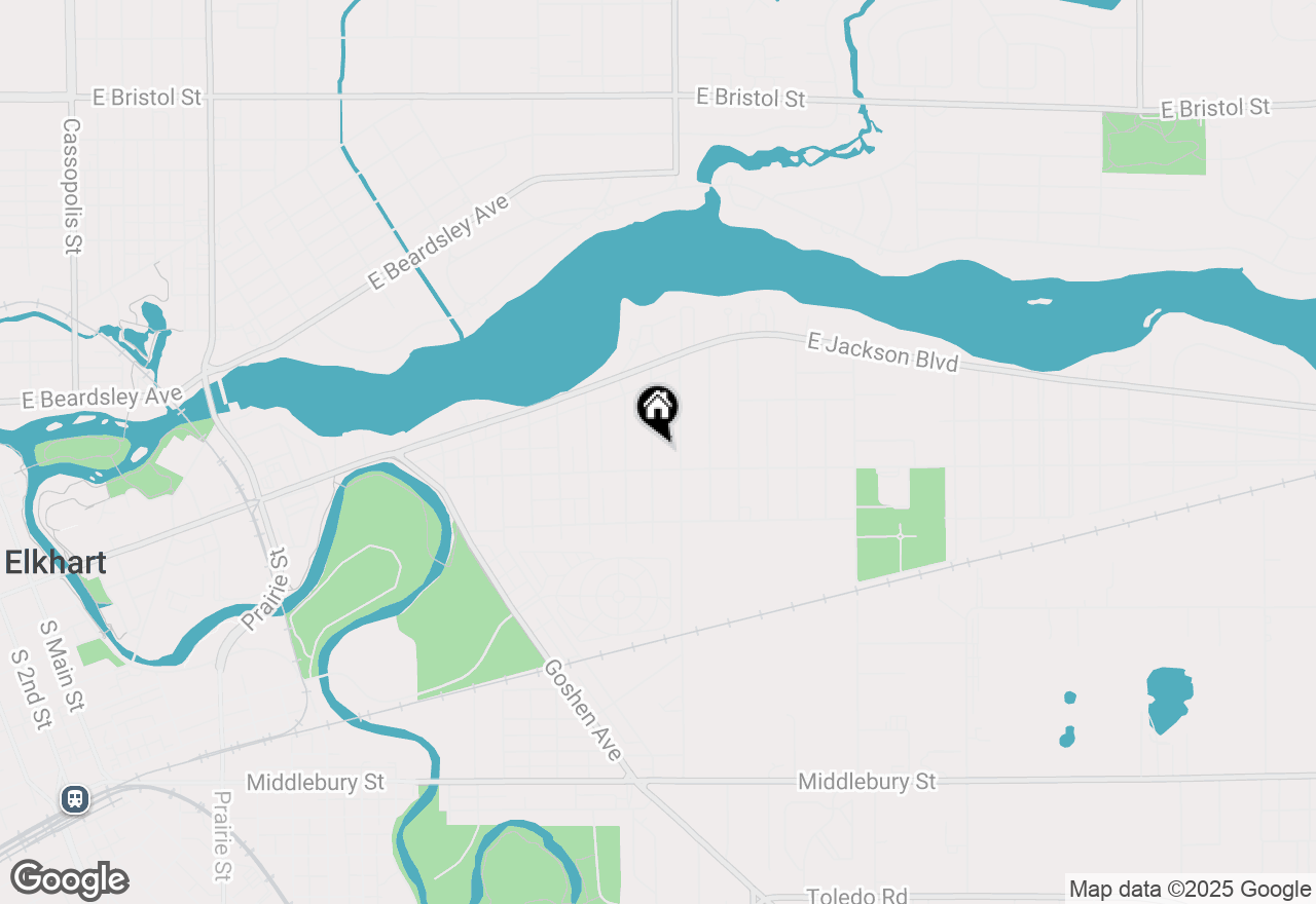 Map of 184 Gage Avenue, Elkhart, IN 46516