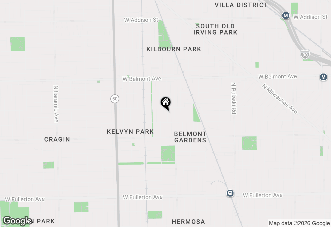Map of 2936 N Kenneth Avenue, Chicago, IL 60641