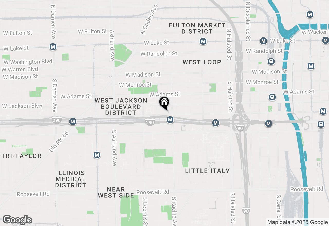 Map of 1224 W Van Buren Street #215, Chicago, IL 60607