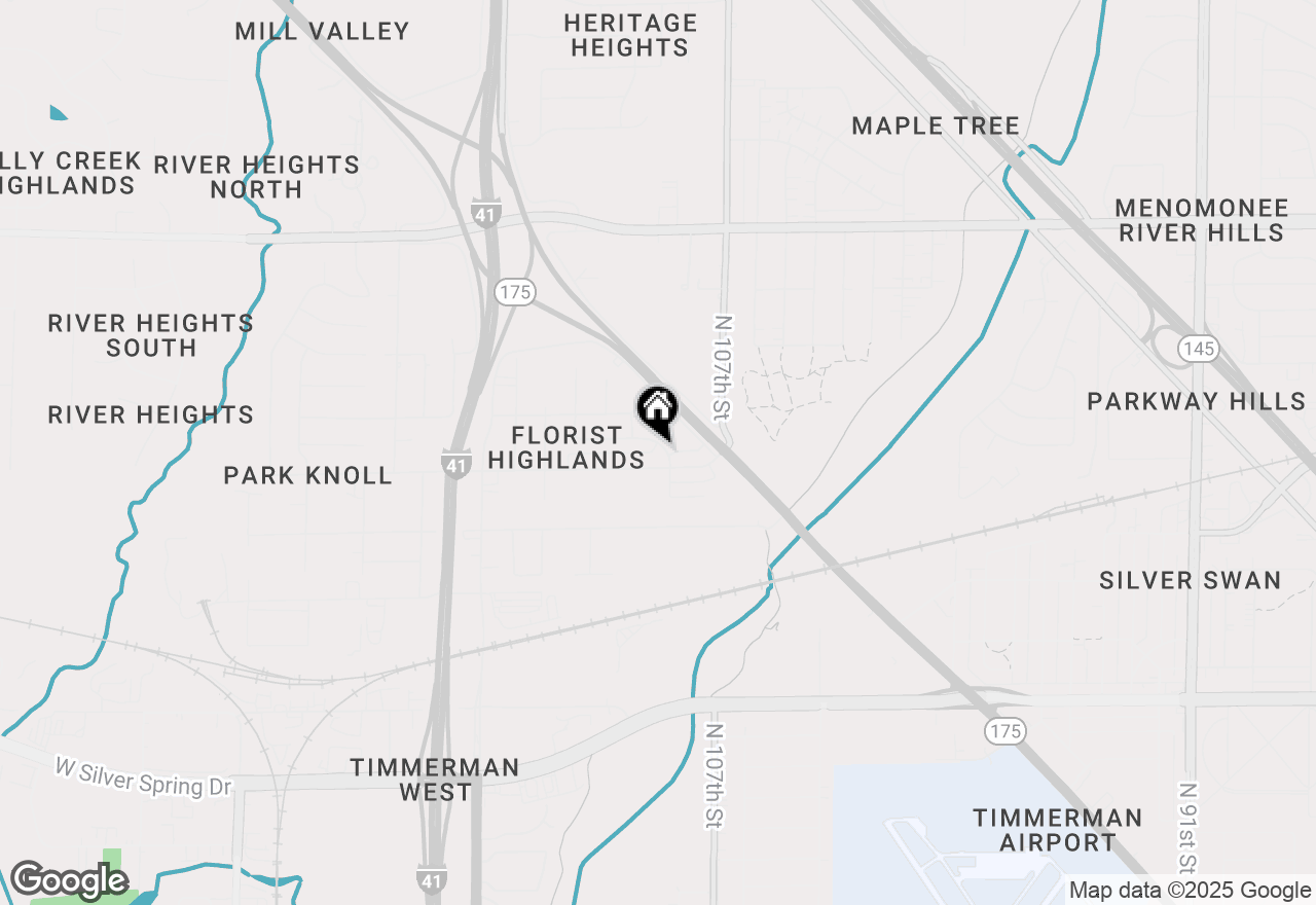 Map of 6021 N 109th St #6023, Milwaukee, WI 53225