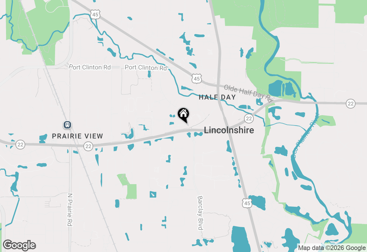 Map of 54 Beaconsfield Court, Lincolnshire, IL 60069