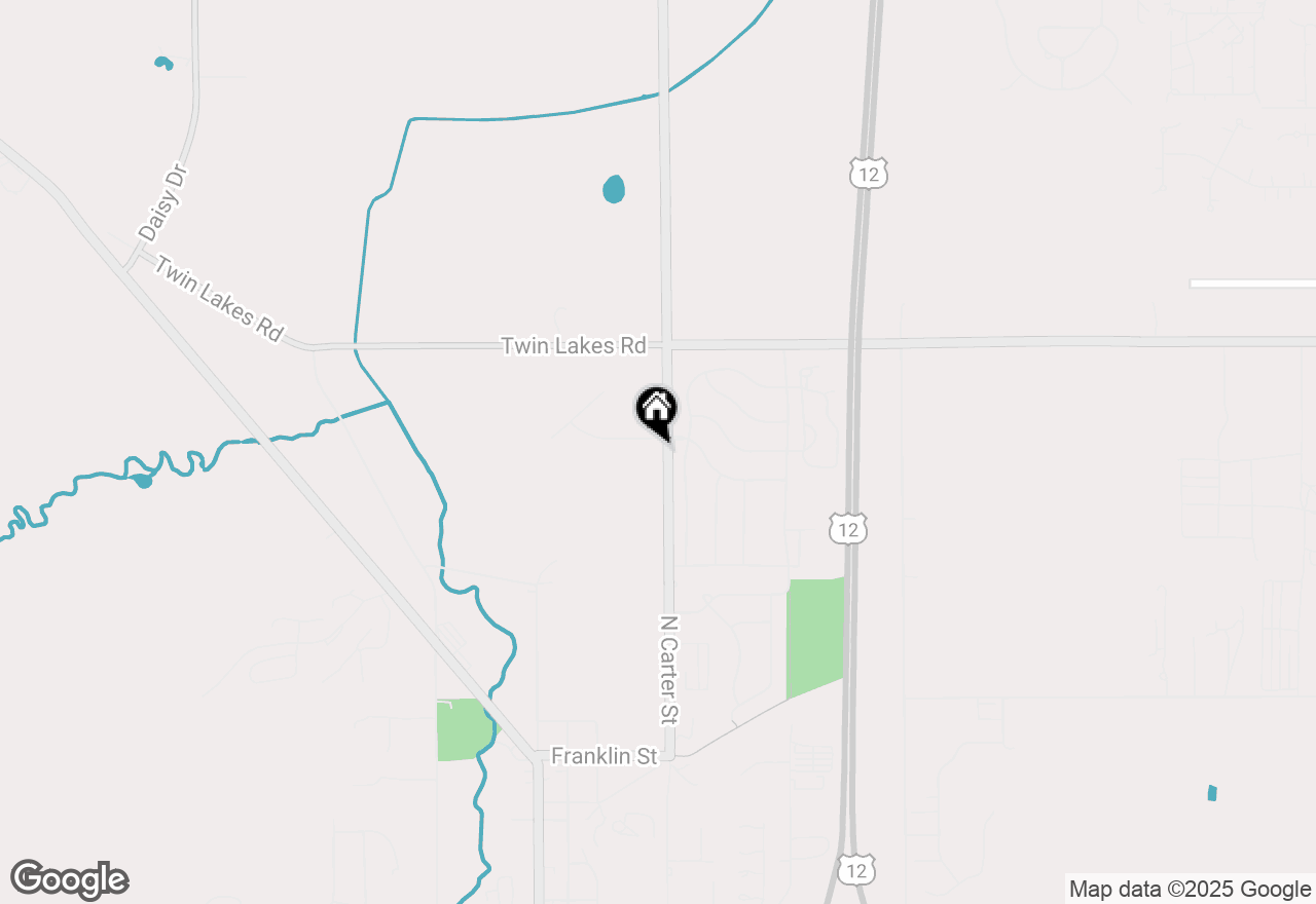 Map of N613 County Road U, Genoa City, WI 53128