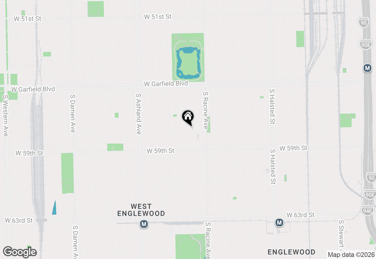 Map of 5742 S Throop Street, Chicago, IL 60636