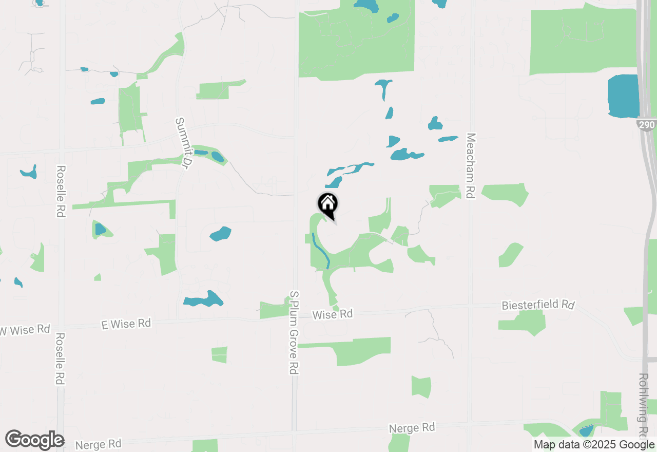 Map of 409 New York Lane, Elk Grove Village, IL 60007