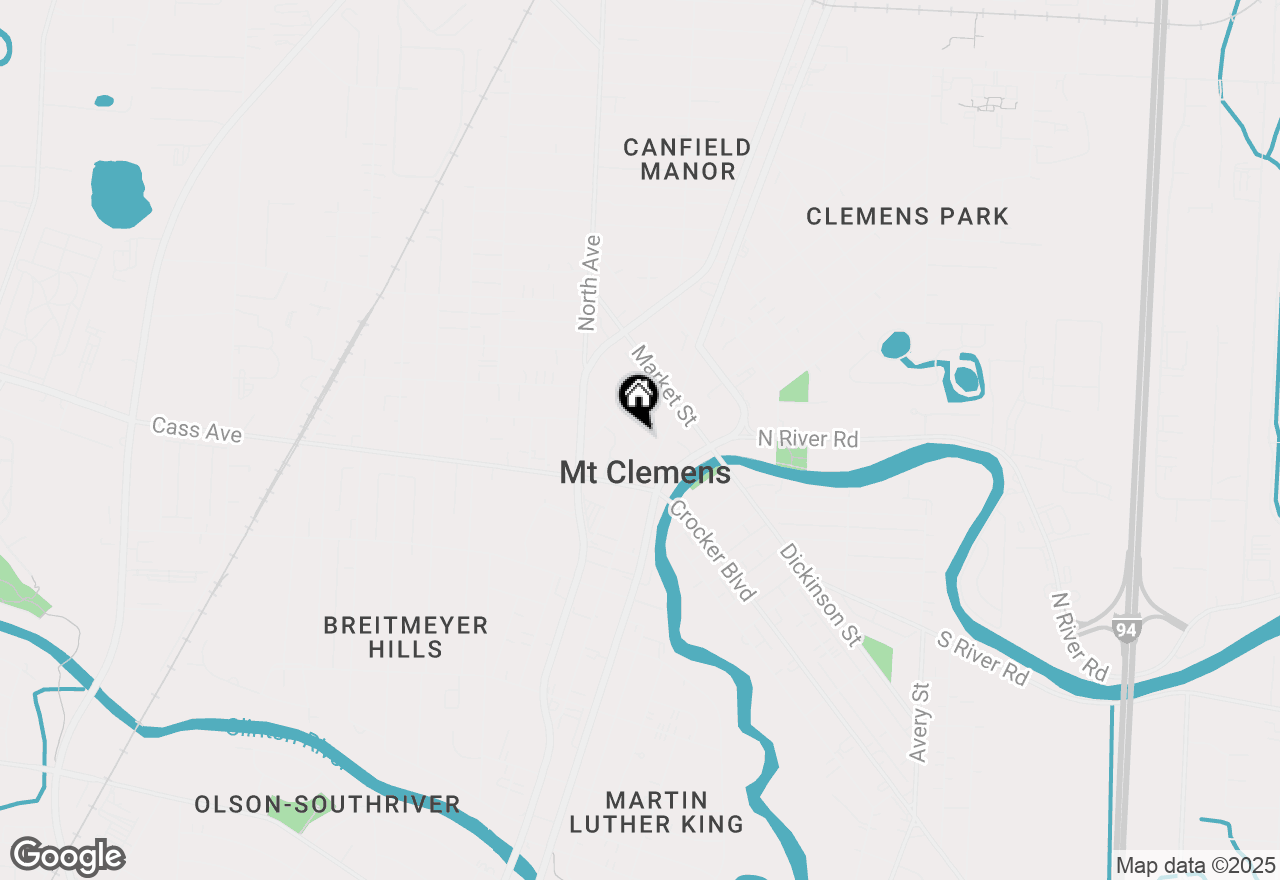 Map of 56 Macomb Place, Mt Clemens, MI 48043