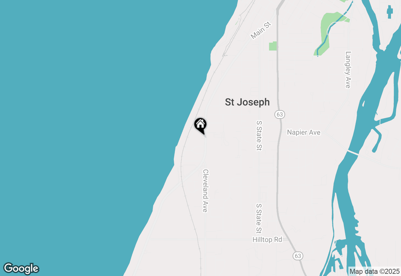 Map of 222 Crofton Circle, St Joseph, MI 49085